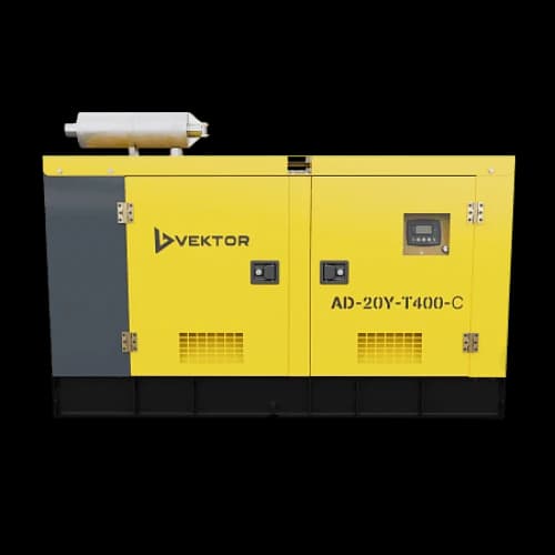 Дизельный генератор Vektor AD-20Y-T400 в шумозащитном кожухе