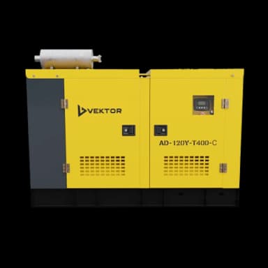 Дизельный генератор Vektor AD-120Y-T400 в шумозащитном кожухе с АВР — фото 1