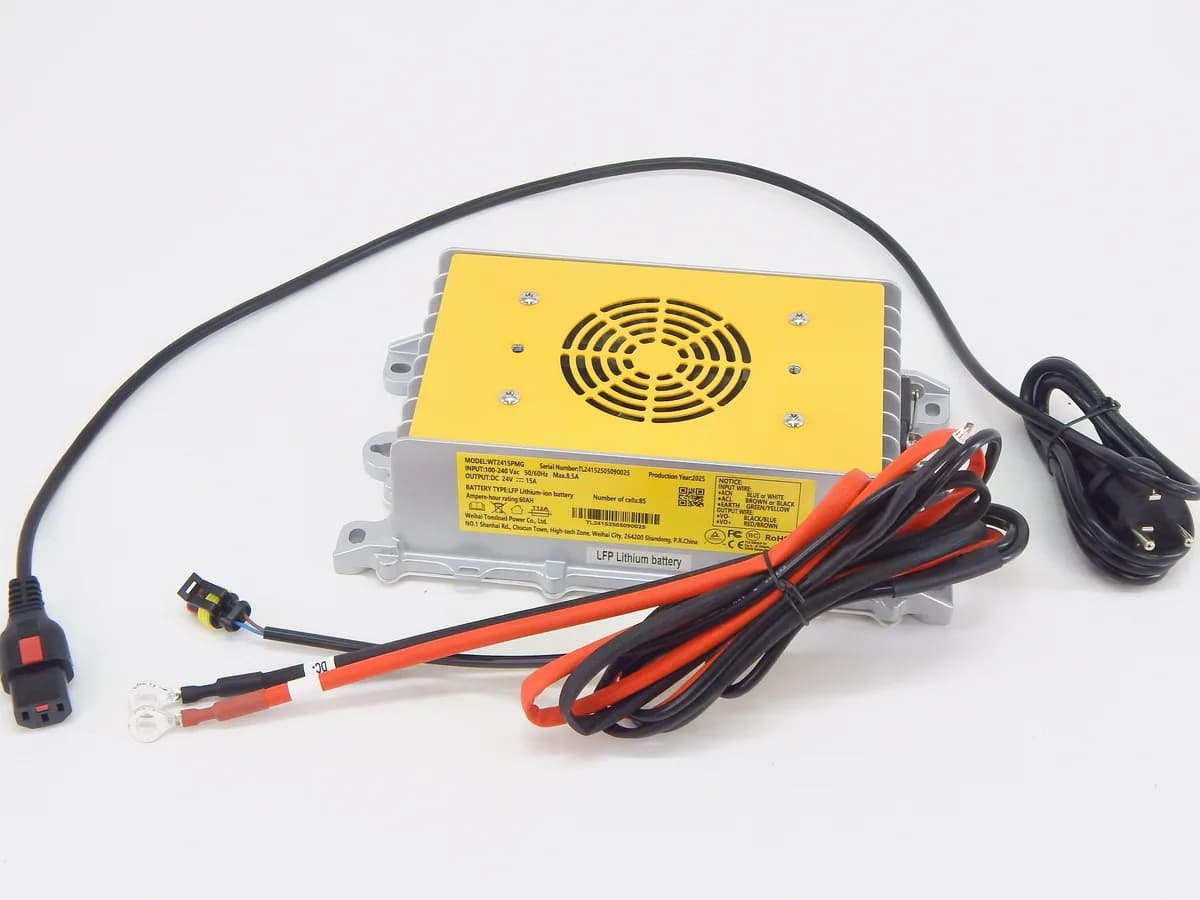 Зарядное устройство для штабелёров WS15H/WS15H SC PRO Li-ion 24V/15A — фото 5