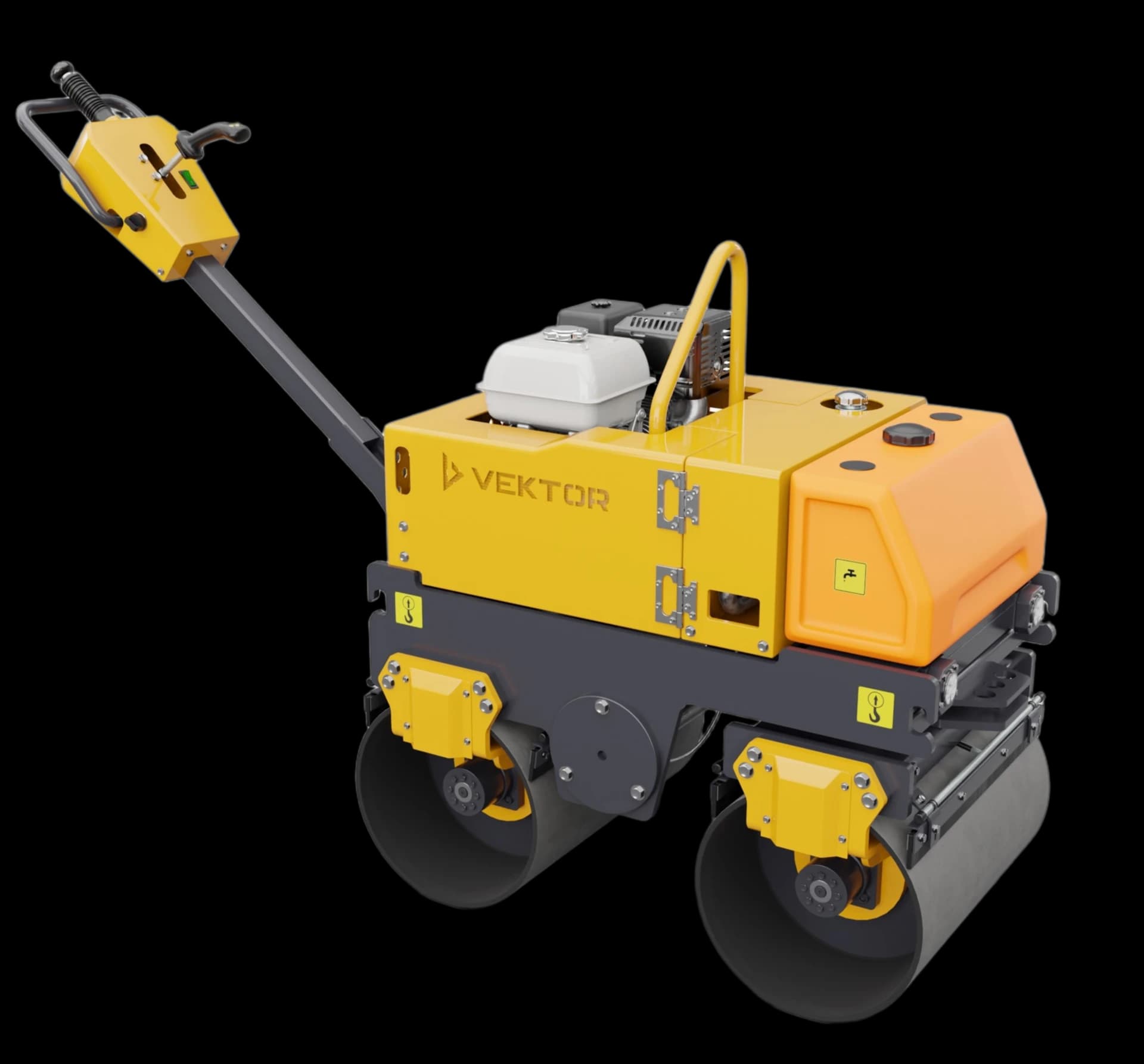 Виброкаток ручной двухвальцовый Vektor VRDR-800C